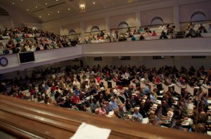 The EPS Apologetics Crowd at Johnson Ferry Baptist Church