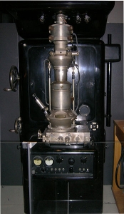 Some ideas can be tested reasonably well e.g. with this early electron microscope. Others await the examination of evidence in different ways.